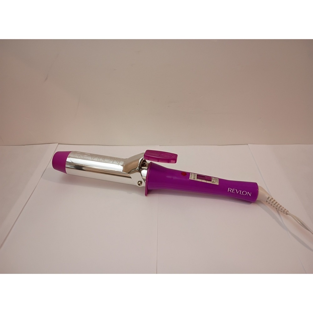 Revlon RV278C Curling Iron one  1 1/2 inch Pink Hair Styler Smooth Big Wand